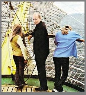 Дочери Путина на отдыхе на корабле